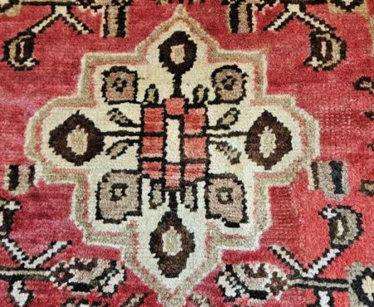 Antique Persian Wool Rug - Image 3