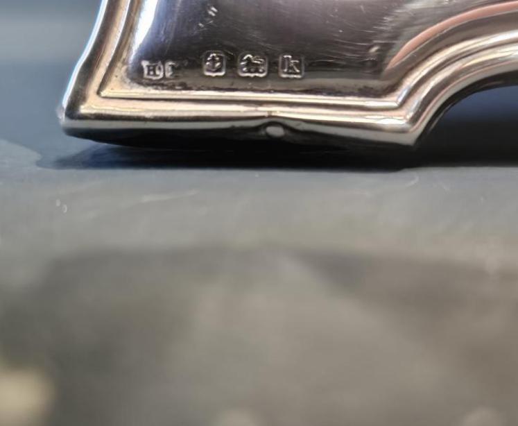 Edwardian Silver Floral Swag Design Photo Frame - Image 6