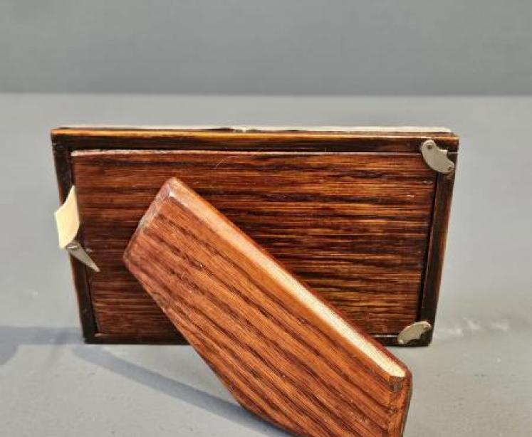 Edwardian Silver Ribbed Design Photo Frame - Image 2