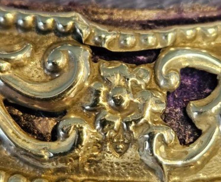 Victorian Embossed Chester Silver Photo Frame - Image 6