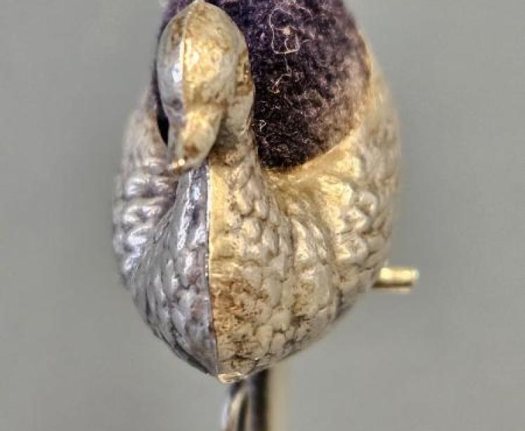 Silver Duck Pin Cushion - Image 2