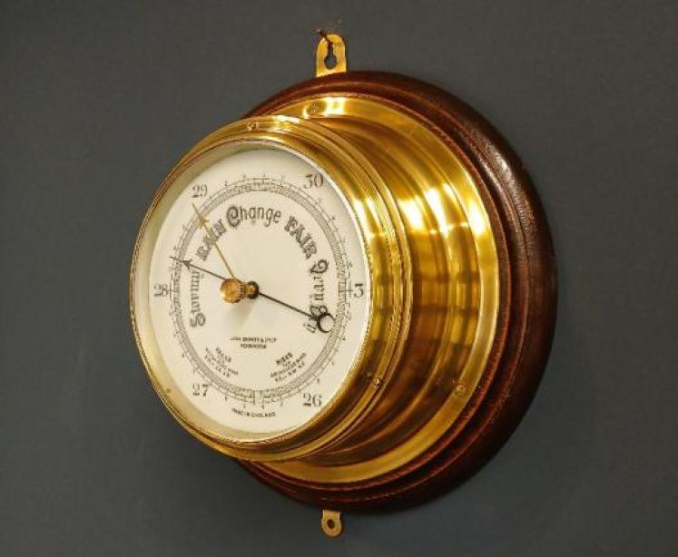 Victorian Barker of Kensington Bulkhead Barometer  - Image 1