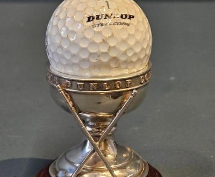 George V Dunlop Silver Golf Hole In One Golf Cup  - Image 1