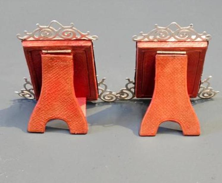 Pair of Small Victorian Silver Photo Frames - Image 2