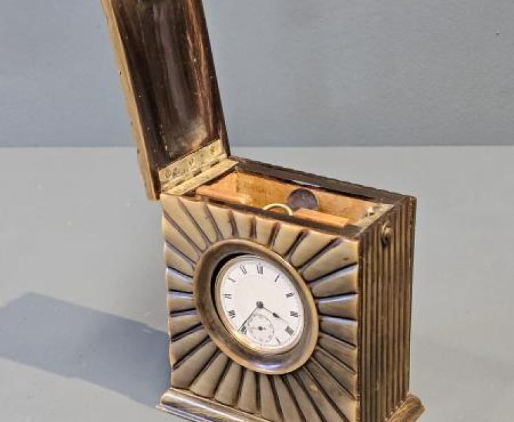 Victorian Horn Pocket Watch Holder - Image 3