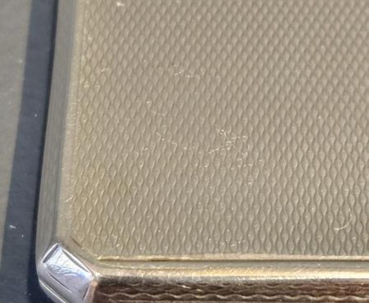 Engine Turned Silver Travelling Photo Frame - Image 5