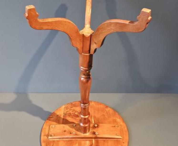 George III Yew Wood Wine Table - Image 4