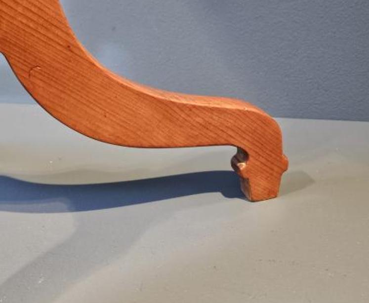 George III Yew Wood Wine Table - Image 5