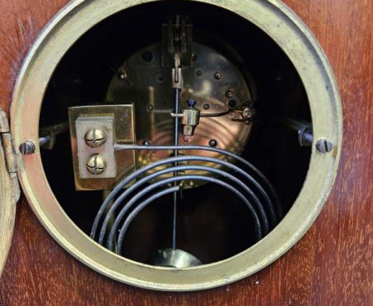 Victorian Mahogany 8 Day Mantel Clock - Image 6
