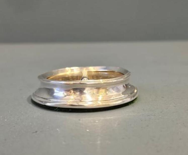 Edwardian Silver Thermometer Paper Weight - Image 2