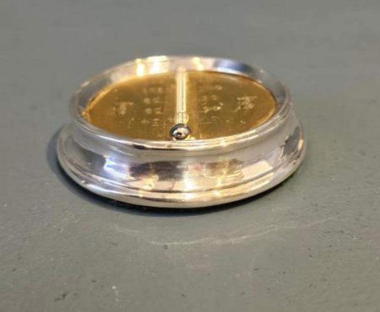 Edwardian Silver Thermometer Paper Weight - Image 3