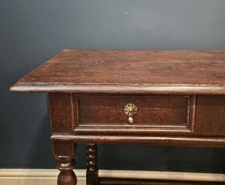 George I Single Drawer Side Table - Image 6