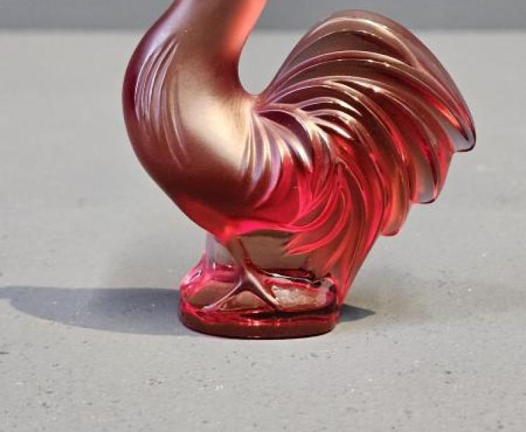Lalique Opalescent Red Cockerel - Image 6
