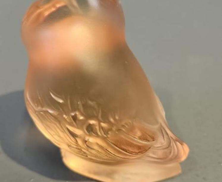 Lalique Amber Owl  - Image 3