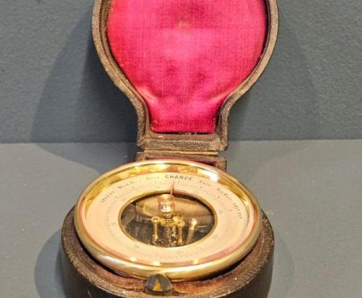 Victorian Campaign Barometer and Case - Image 1