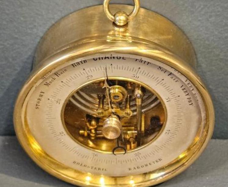 Victorian Campaign Barometer and Case - Image 4