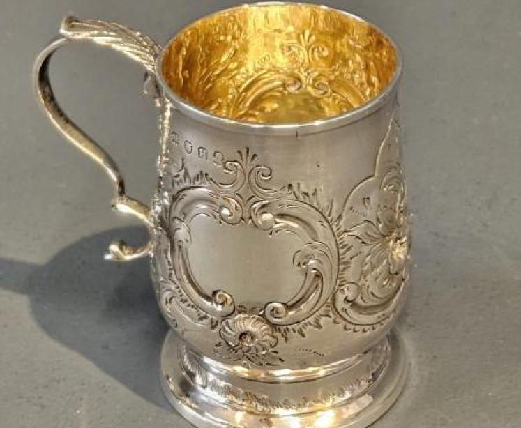 Immaculate George III Silver Mug - Image 7