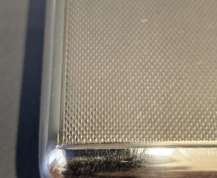 Fine Quality Engine Turned Silver Cigar Case - Image 6