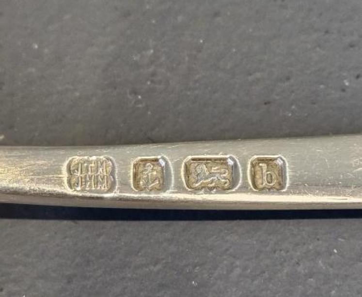 Christopher Dresser Design Silver Salad Servers - Image 6