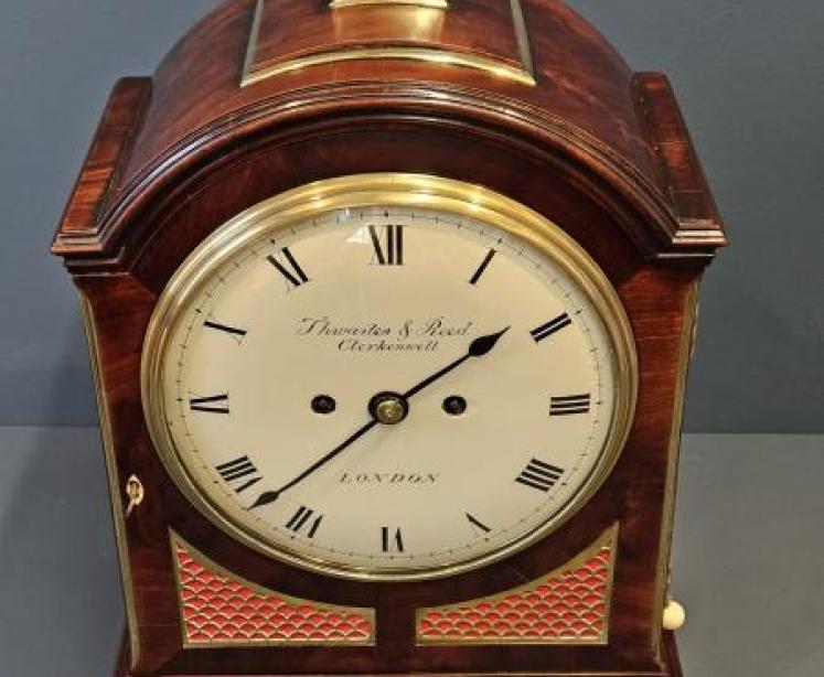 Regency Pad Top Bracket Clock by Thwaites and Reed - Image 7