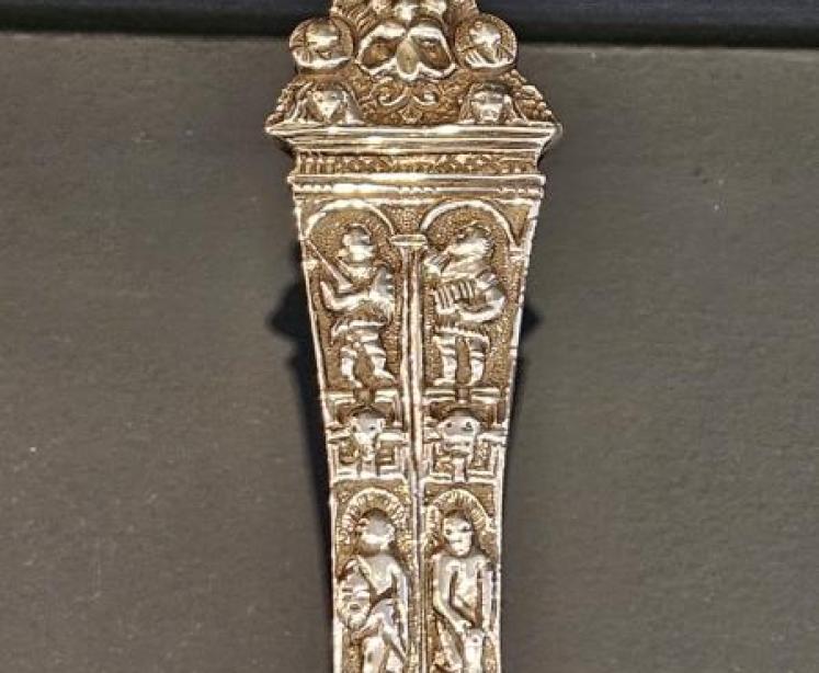 Unusual Victorian Silver Chamber Stick Table Light - Image 3