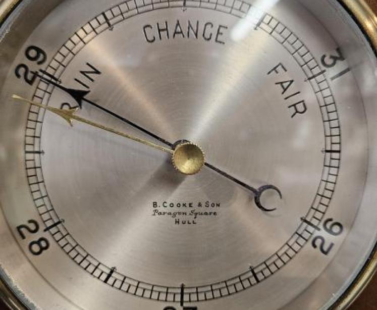 Edwardian Cooke of Hull Dial Barometer - Image 3