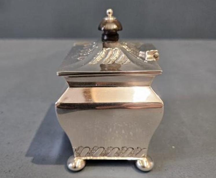 Victorian Silver Tea Caddy  - Image 4