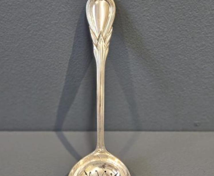 Victorian Elkington Silver Strainer  - Image 1