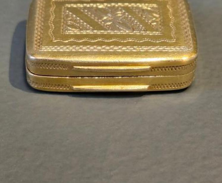 George III Silver Gilt Vinaigrette - Image 2