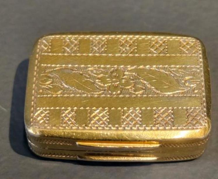 George III Silver Gilt Vinaigrette - Image 3