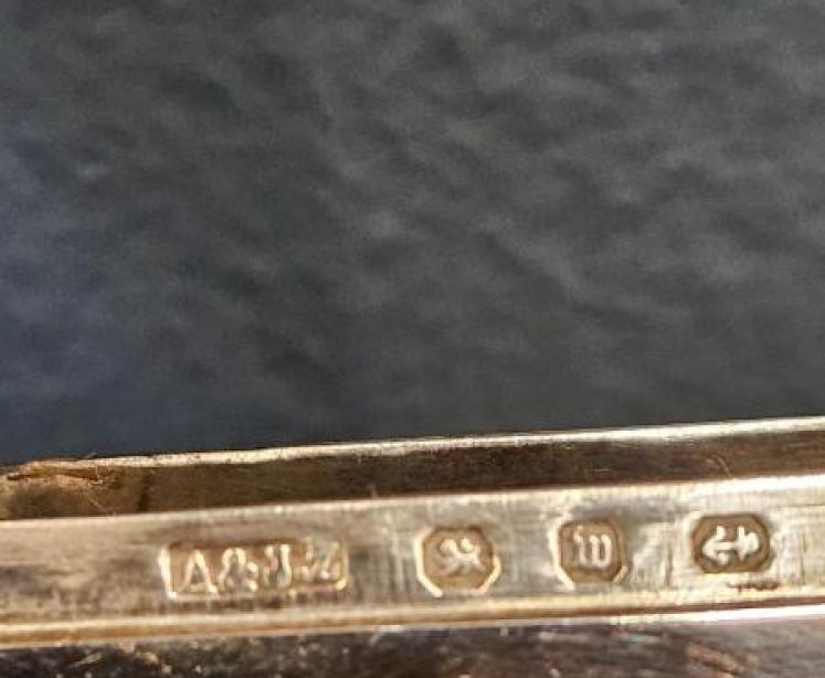 Silver and 9ct Gold Medallion Vesta Case - Image 4