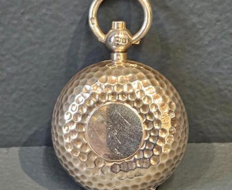 Victorian Planished Silver Sovereign Case - Image 1