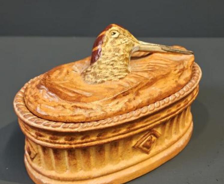 French Trompe l'oeil Woodcock Pâté Terrine - Image 1