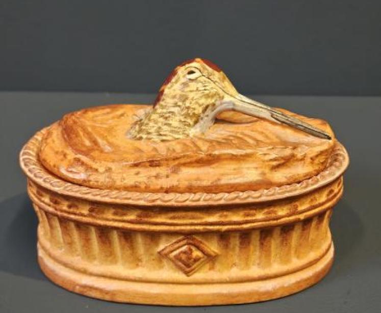 French Trompe l'oeil Woodcock Pâté Terrine - Image 2