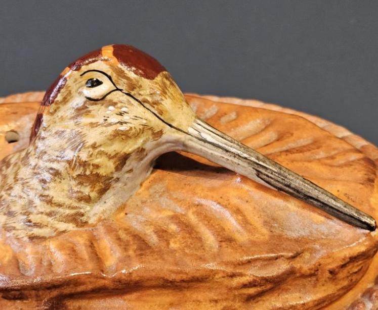 French Trompe l'oeil Woodcock Pâté Terrine - Image 5