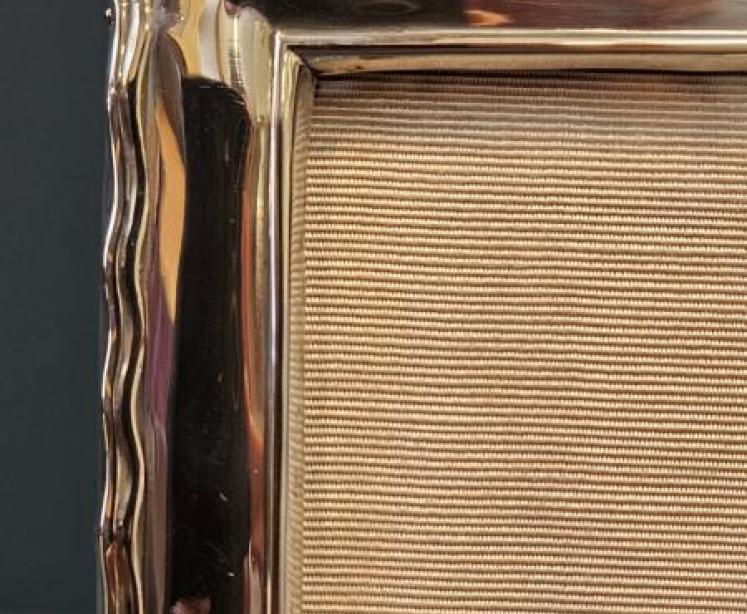 Silver Photo Frame with Decorative Border - Image 2