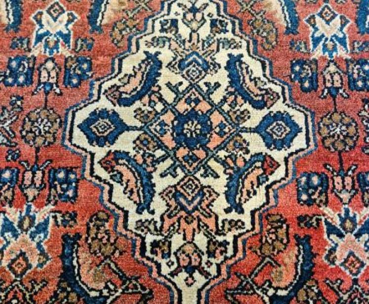 Antique Persian Wool Rug - Image 3