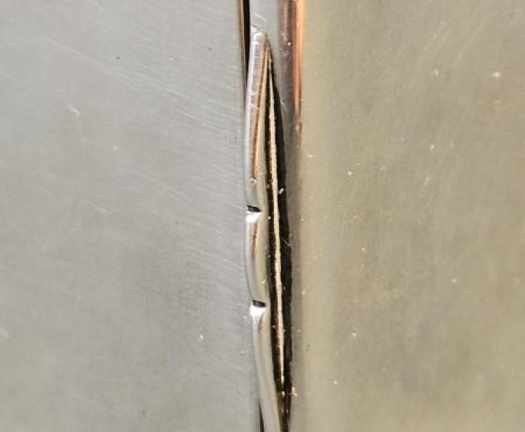 Silver and Dark Red Enamel Travelling Clock - Image 5