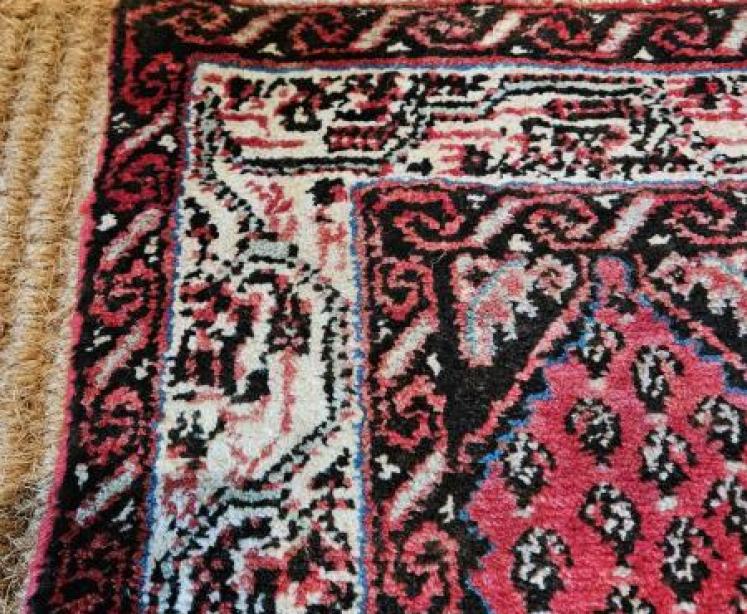 Antique Persian Pure Wool Rug Runner - Image 2