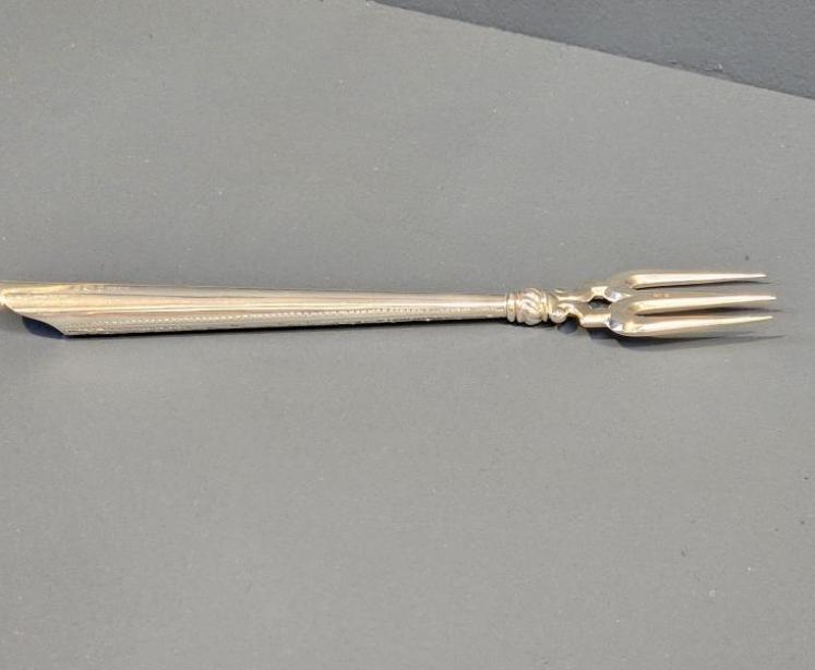 Rare Victorian Silver Toasting Fork - Image 7