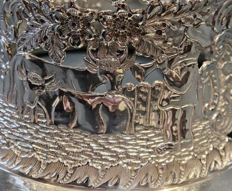 Superb Victorian Silver Plate Ring - Image 4