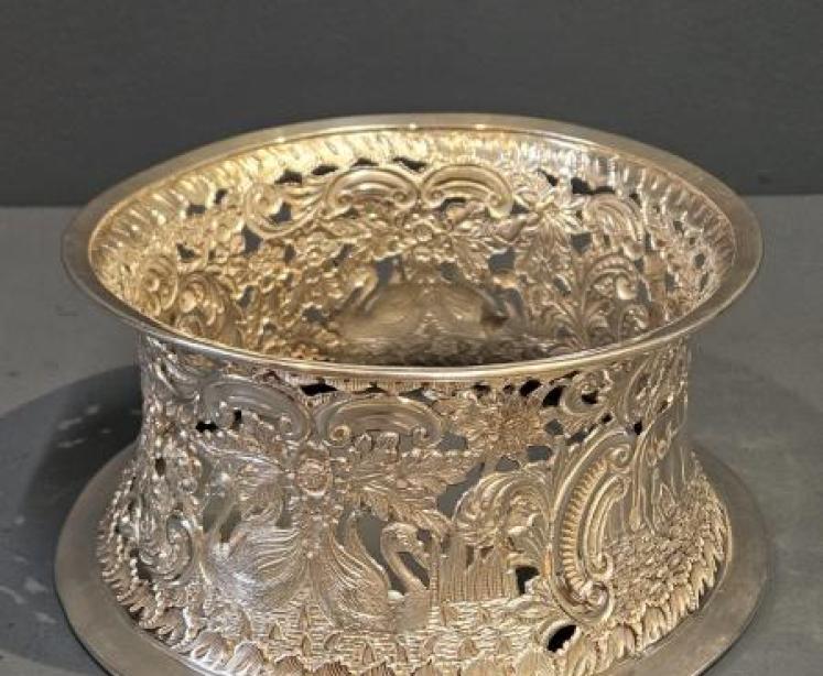 Superb Victorian Silver Plate Ring - Image 7