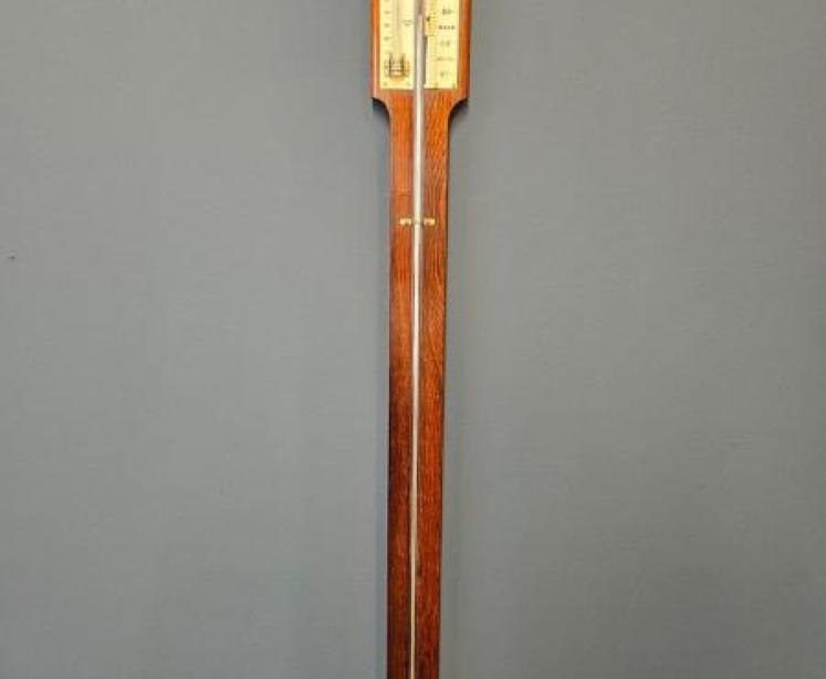 Victorian Rosewood Stick Barometer by Adie, Edinburgh  - Image 1