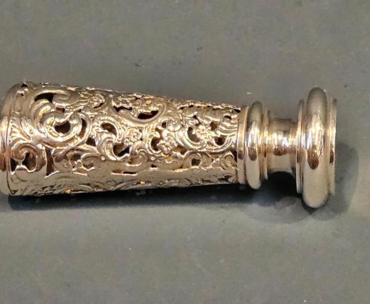 Large Victorian Silver Wax Seal - Image 3