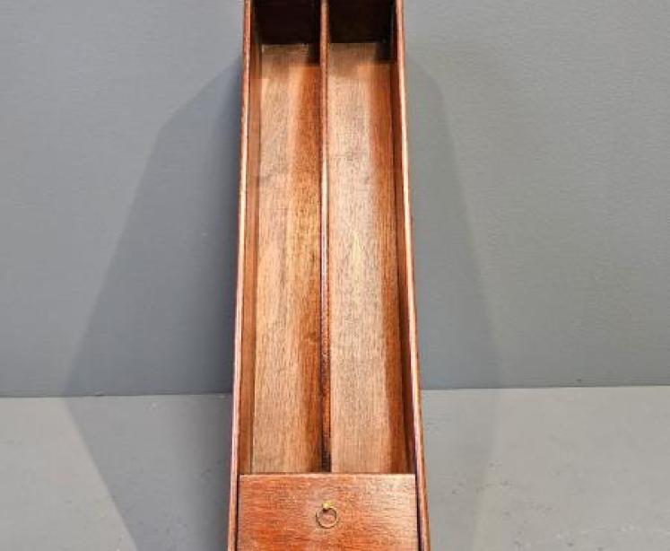 George III Mahogany Church Wardens Candle Box - Image 3