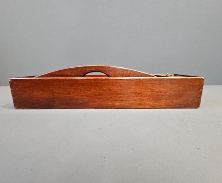 George III Mahogany Church Wardens Candle Box - Image 4