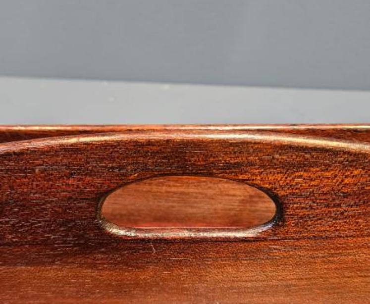 George III Mahogany Church Wardens Candle Box - Image 6