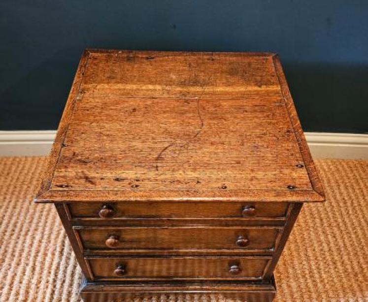 George II Oak Box Coffer  - Image 5