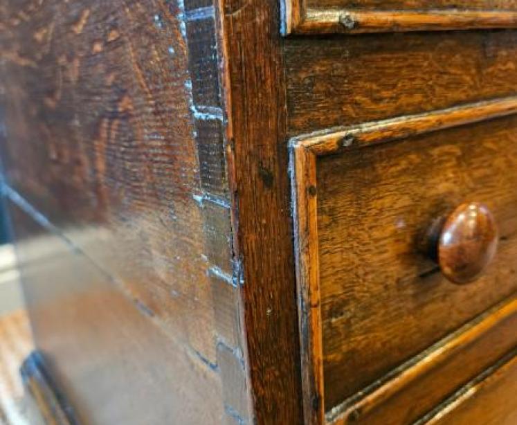 George II Oak Box Coffer  - Image 6