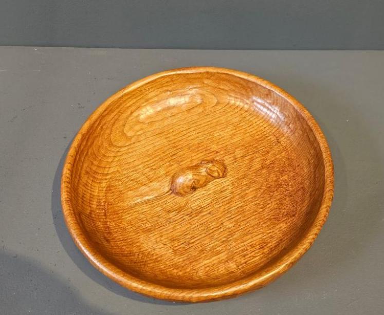 Large Thompsons of Kilburn Mouseman Bowl - Image 6